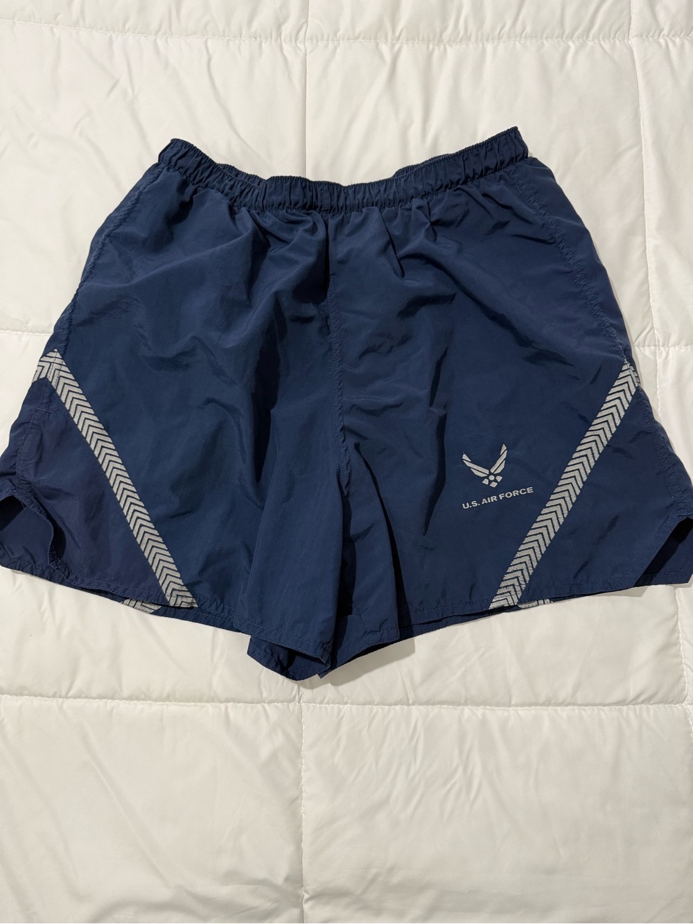 Vintage 2000s U.S. Air Force PTU Running Shorts USAF Military Large